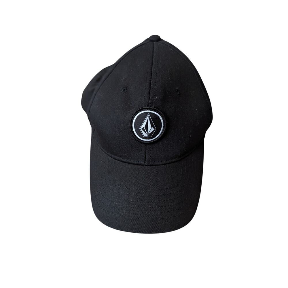Volcom Men's Trucker Cap/ Baseball Cap Size L/XL Black Stone Logo Flexfit Hat